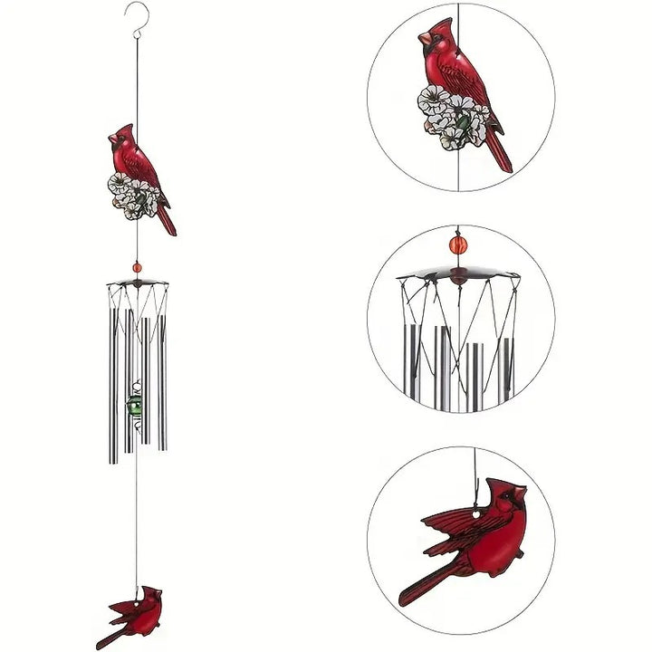 Cardinal Wind Chime