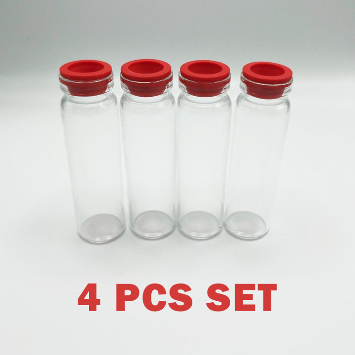 4 Pcs Hummingbird Feeder Extra Glass Bottles Replacement