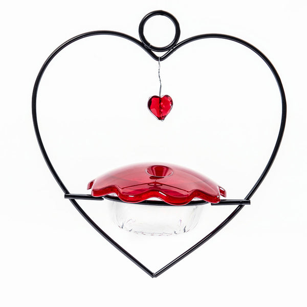 2 Pcs Hummingbird Heart Feeder