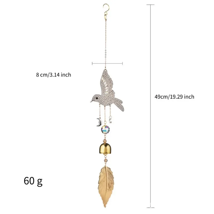 3 Pcs Set Hummingbird Suncatchers Hanging Decor