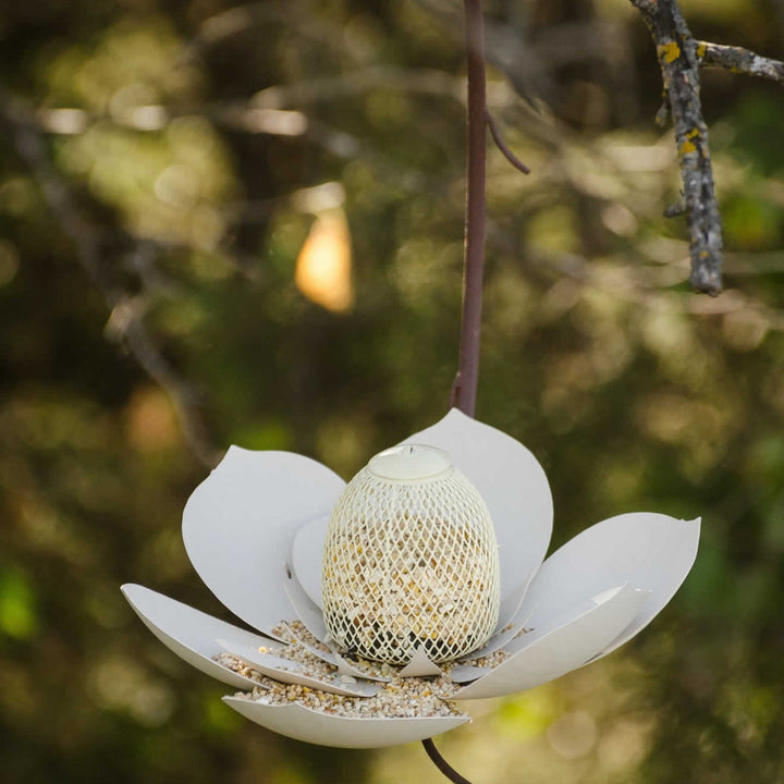The Magnolia Metal Bird Feeder