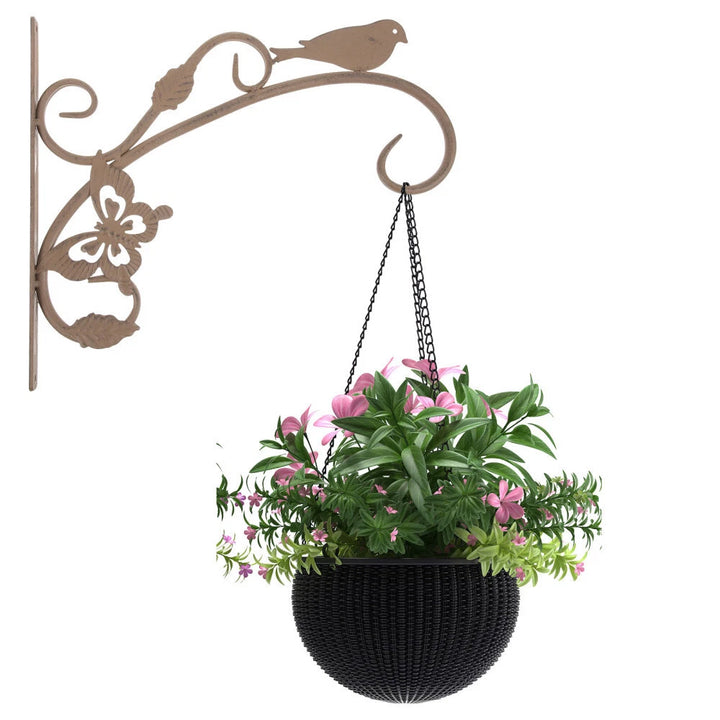 SAMHEOUTDOOR Vintage Metal Bird Feeder Hanger