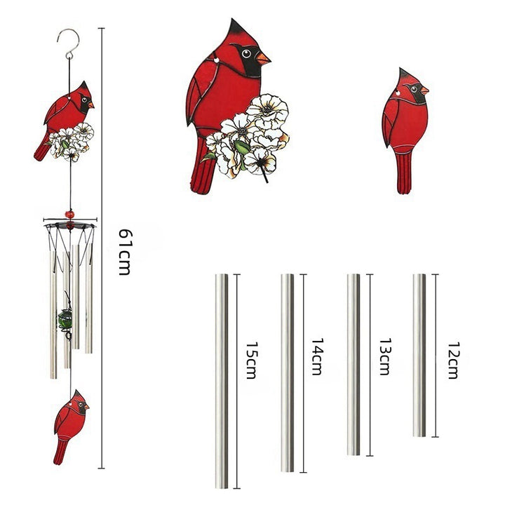 Cardinal Wind Chime