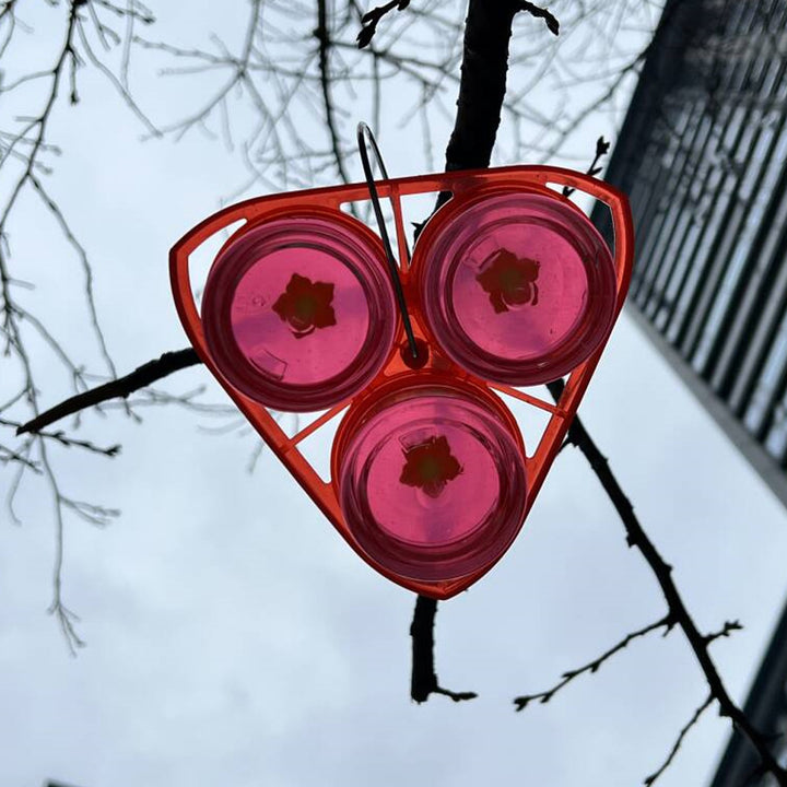 3 Pcs Set Removable Hanging/Stick-on Hummingbird Feeder