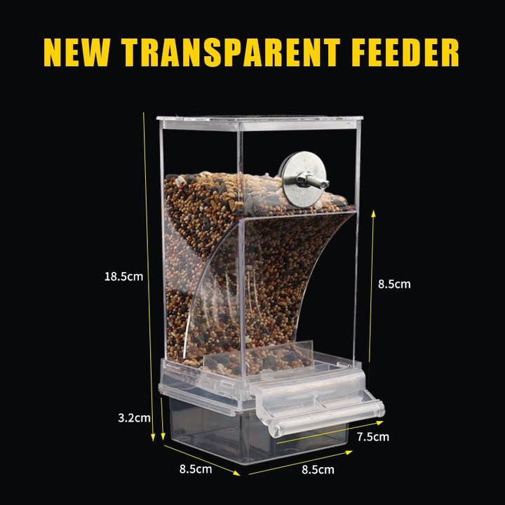 No Mess Automatic Parrot Bird Feeder