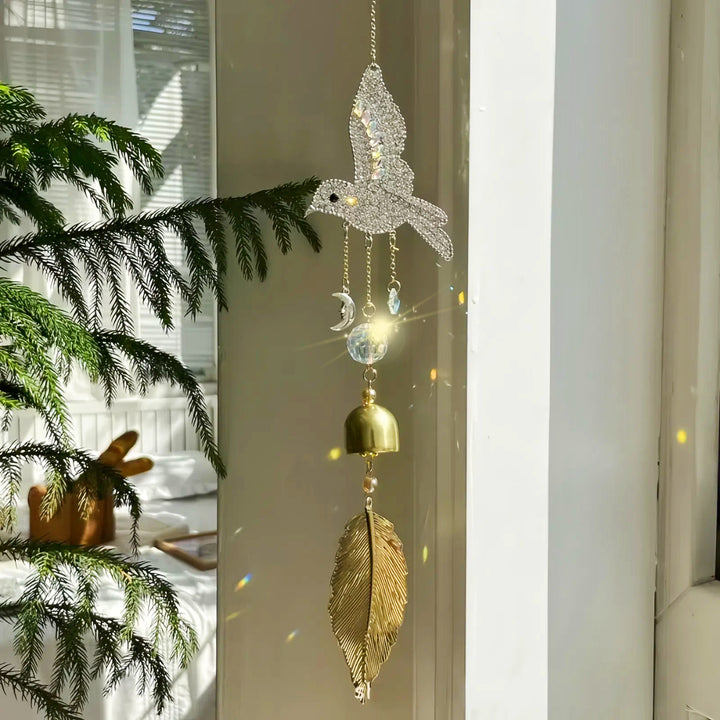 3 Pcs Set Hummingbird Suncatchers Hanging Decor