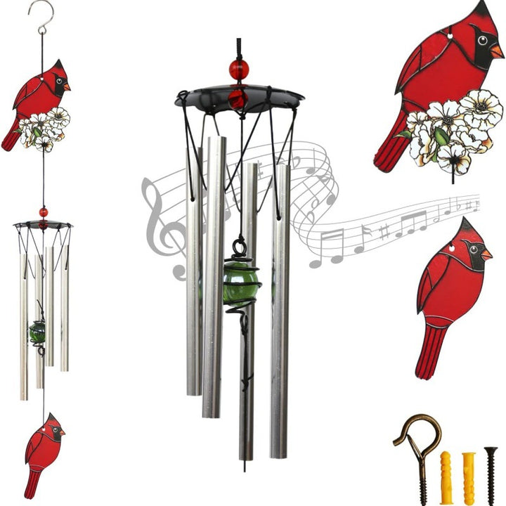 Cardinal Wind Chime