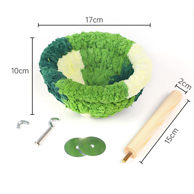 Semi-Enclosed Cute Cotton Pet Nest for Winter