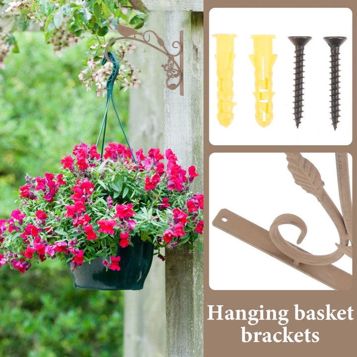SAMHEOUTDOOR Vintage Metal Bird Feeder Hanger