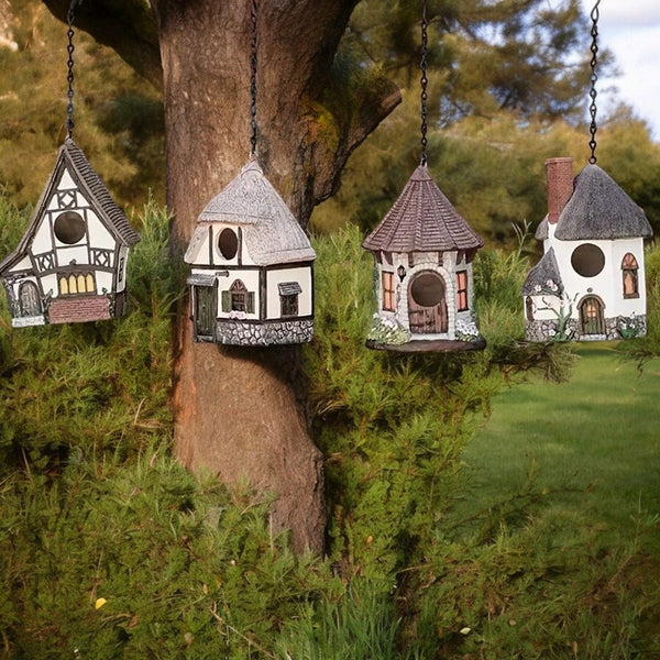 Handcrafted & Hand-paint Resin Birdhouse