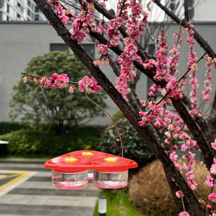 3 Pcs Set Removable Hanging/Stick-on Hummingbird Feeder