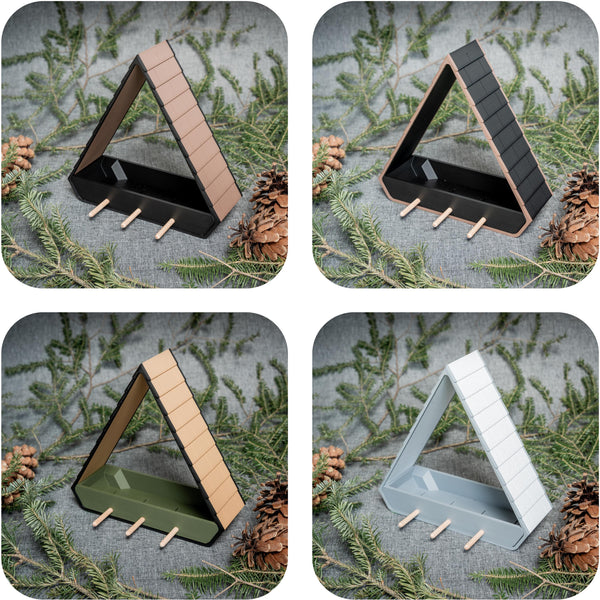 Triangle Eaves Window Bird Feeder