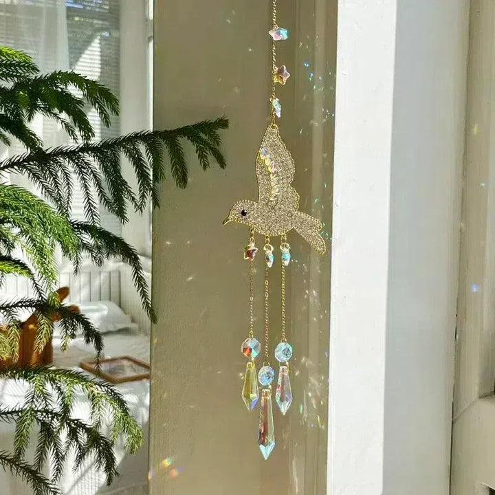 3 Pcs Set Hummingbird Suncatchers Hanging Decor