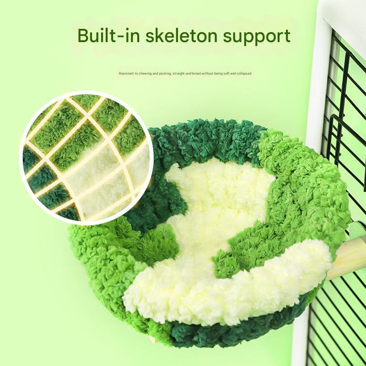Semi-Enclosed Cute Cotton Pet Nest for Winter