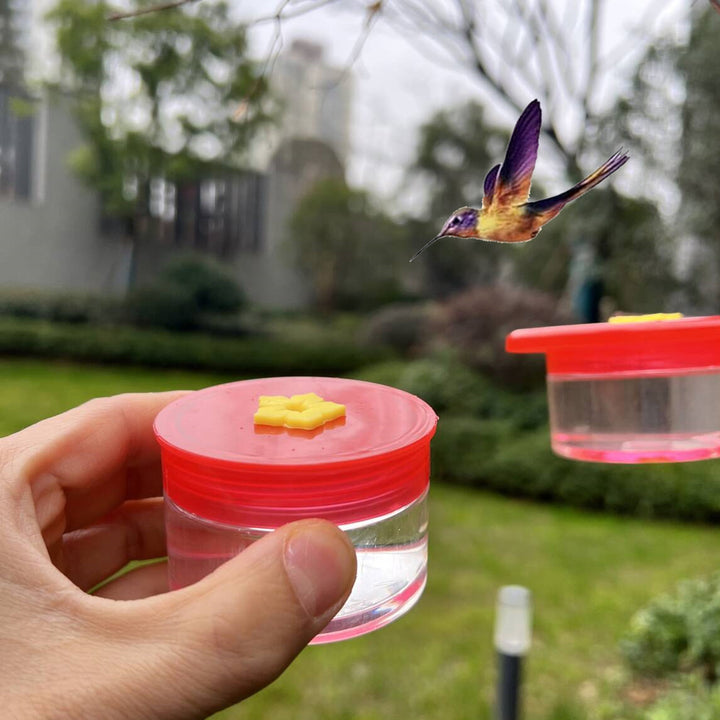 3 Pcs Set Removable Hanging/Stick-on Hummingbird Feeder