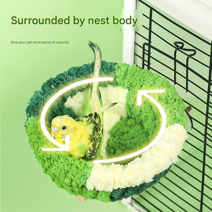 Semi-Enclosed Cute Cotton Pet Nest for Winter