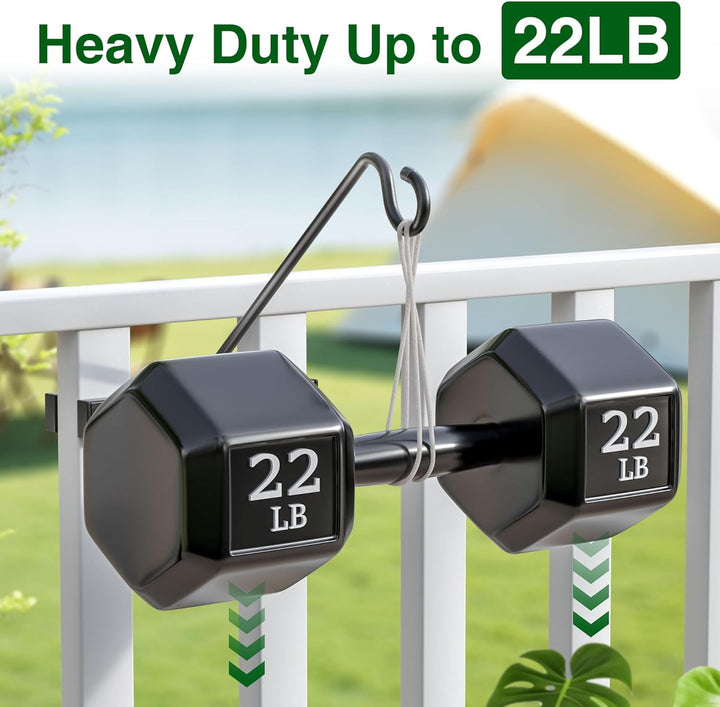 12-Inch Deck Bird Feeder Hanger for Fence