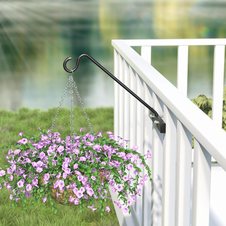 12-Inch Deck Bird Feeder Hanger for Fence