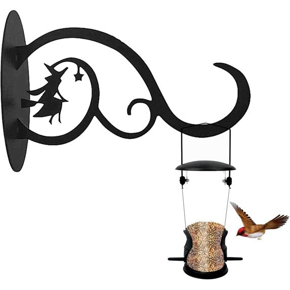 SAMHEOUTDOOR Witch Metal Bird Feeder Hanger 1 Pack