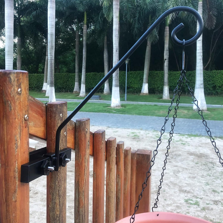 16.5-Inch Deck Bird Feeder Hanger for Fence