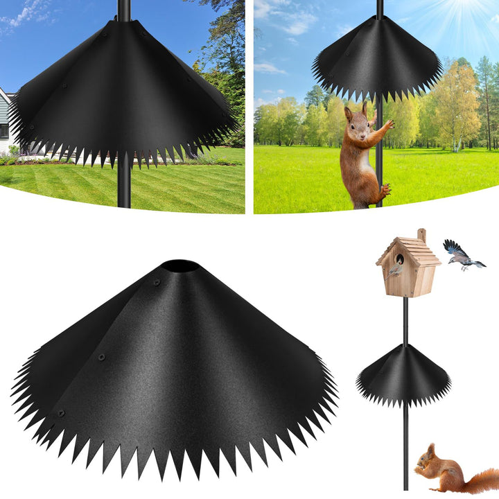 PVC Squirrel Baffle for Bird Feeder Pole 14/16/18 Inch