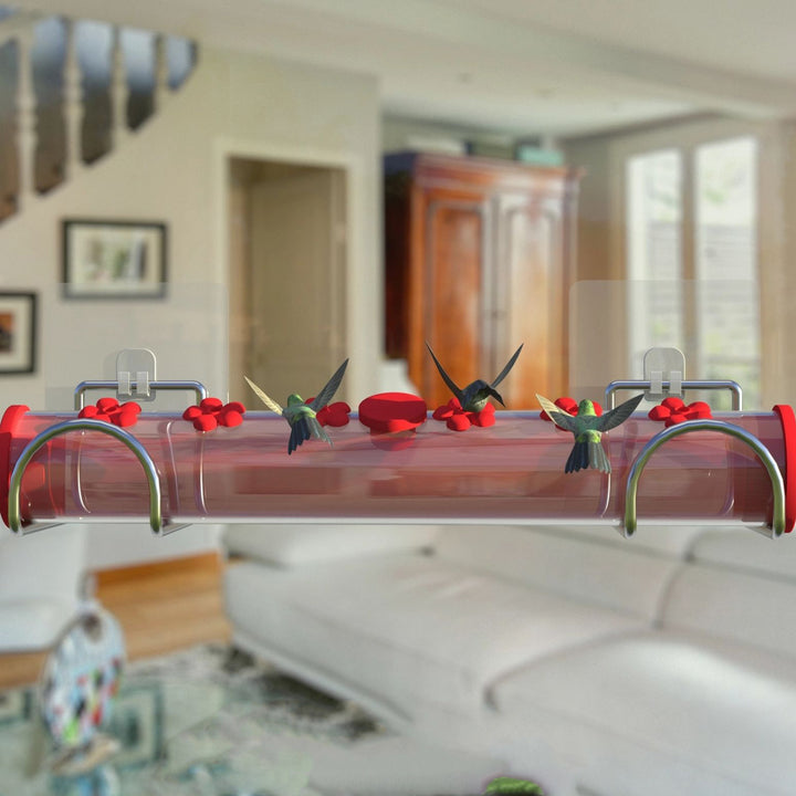 Window Hummingbird Feeder With 6 & 8 Ports