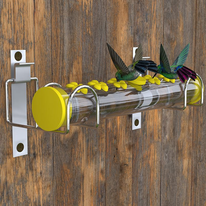Window Hummingbird Feeder With 6 Ports（Yellow）