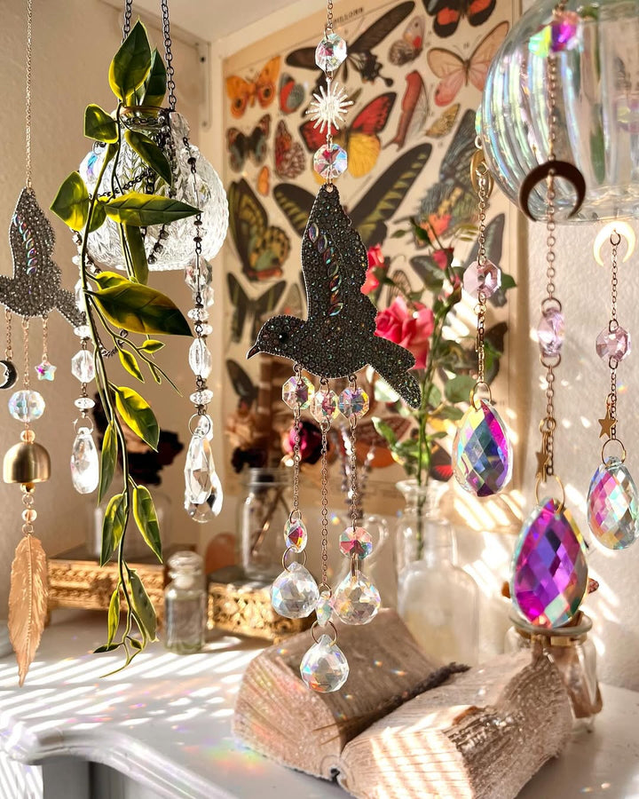 3 Pcs Set Hummingbird Suncatchers Hanging Decor