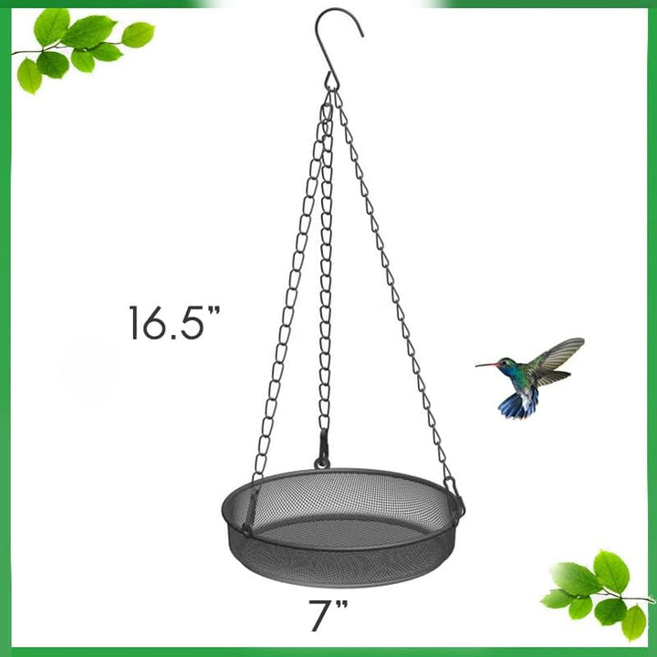 Hanging Metal Round/Square Bird Feeder Tray