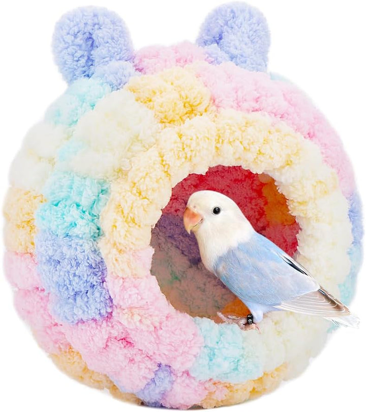 Cute Cotton Pet Nest for Winter Pink [17*15*20 cm]