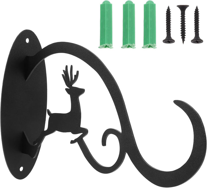 SAMHEOUTDOOR Reindeer Metal Bird Feeder Hanger 1 Pack
