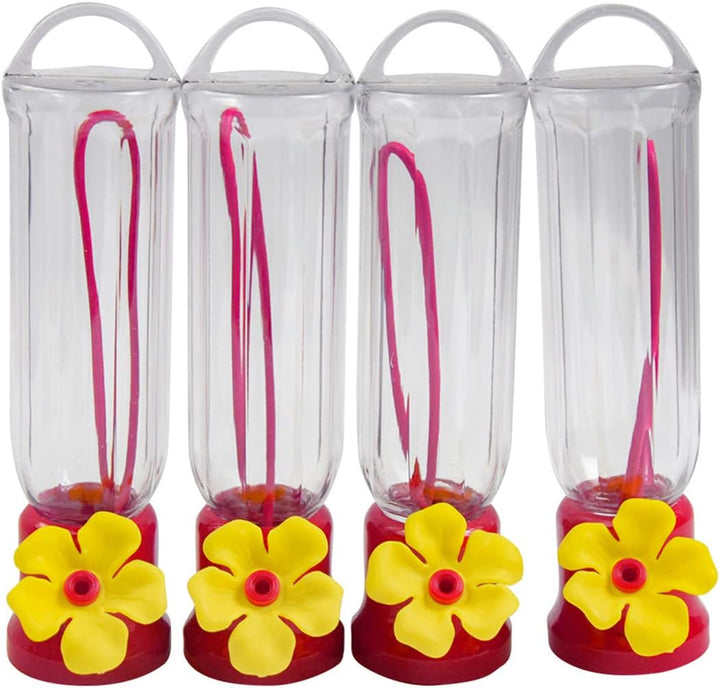 4 Packs 2.3 oz. Hanging Hummingbird Feeder 8 Packs Aluminum Rope