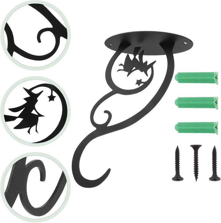 SAMHEOUTDOOR Witch Metal Bird Feeder Hanger