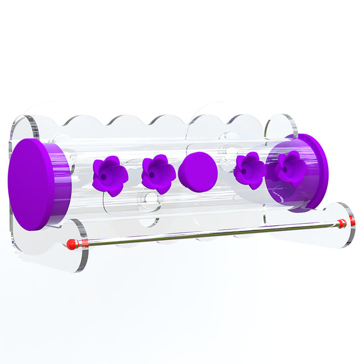 Suction Cup Window Purple Hummingbird Feeder
