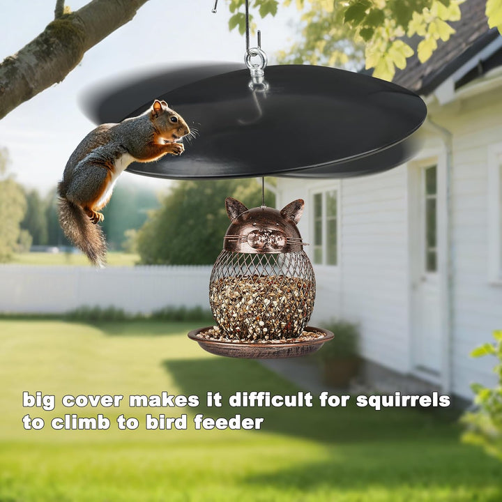 SAMHEOUTDOOR 15.7'' Metal Squirrel Baffle