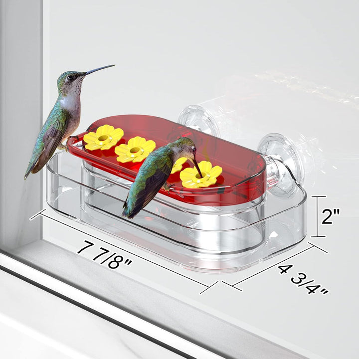 [2 Pcs Set] 🎁Suction Window Hummingbird Feeder