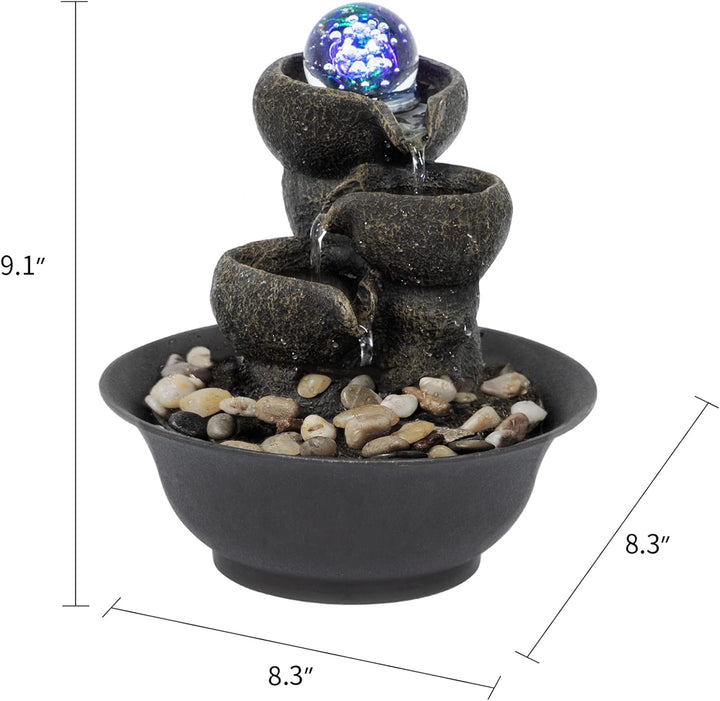 Hummingbird Bathing Pool Desktop Decoration