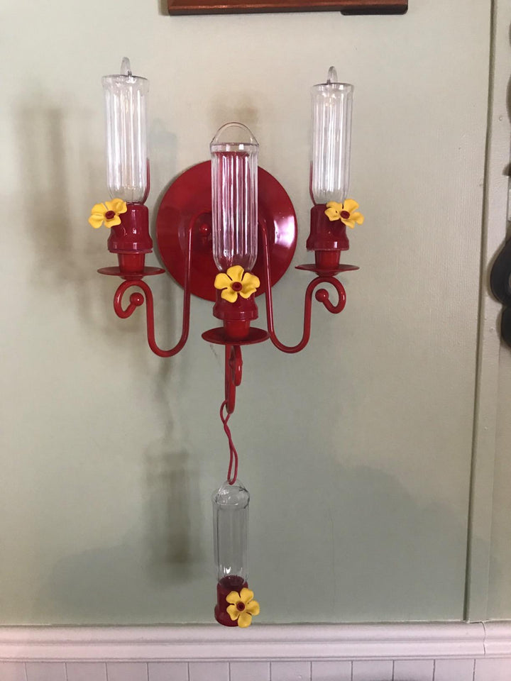 4 Packs 2.3 oz. Hanging Hummingbird Feeder