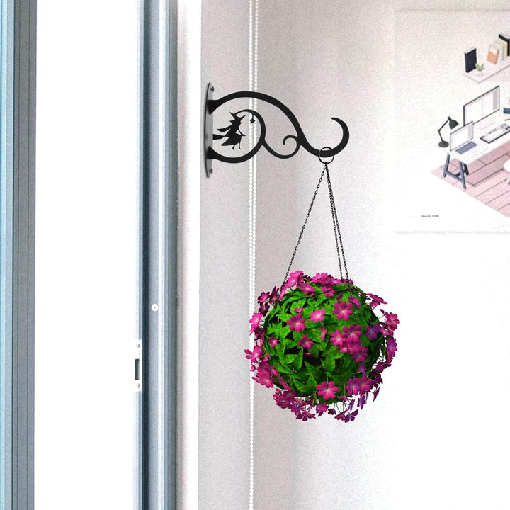 SAMHEOUTDOOR Witch Metal Bird Feeder Hanger