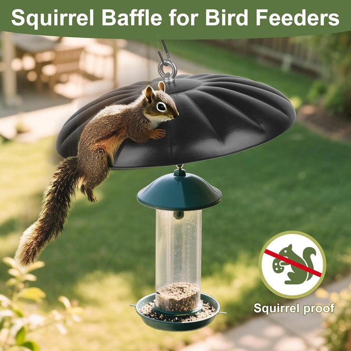SAMHEOUTDOOR 13'' Squirrel Baffle for Bird Feeder