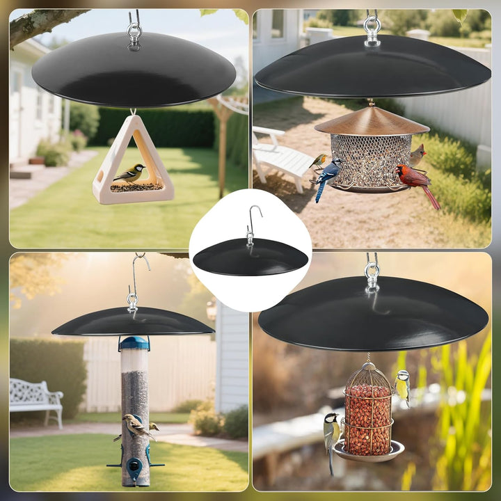 SAMHEOUTDOOR 15.7'' Metal Squirrel Baffle
