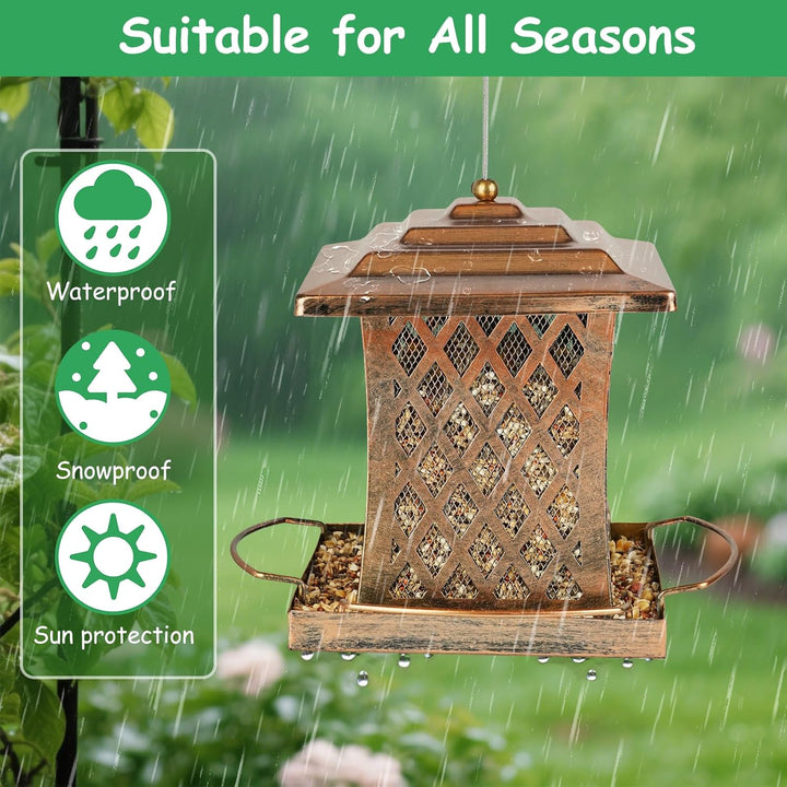 SAMHEOUTDOOR 3lb. Arc Gazebo Bird Feeder