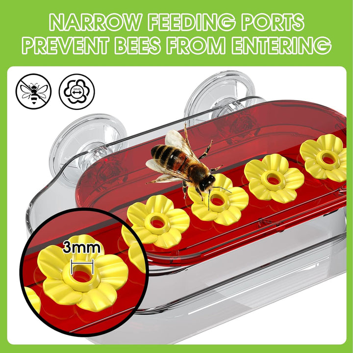 [2 Pcs Set] 🎁Suction Window Hummingbird Feeder