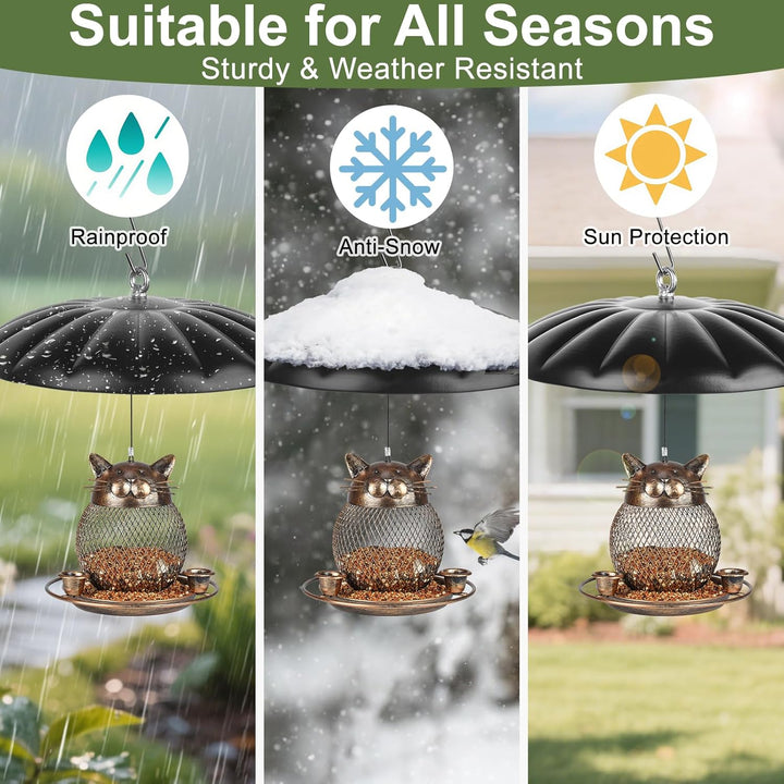 SAMHEOUTDOOR 13'' Squirrel Baffle for Bird Feeder
