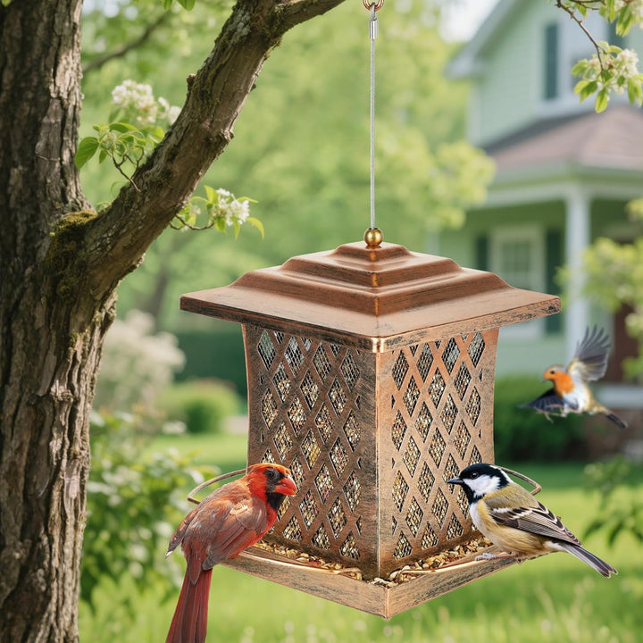 SAMHEOUTDOOR 3lb. Arc Gazebo Bird Feeder