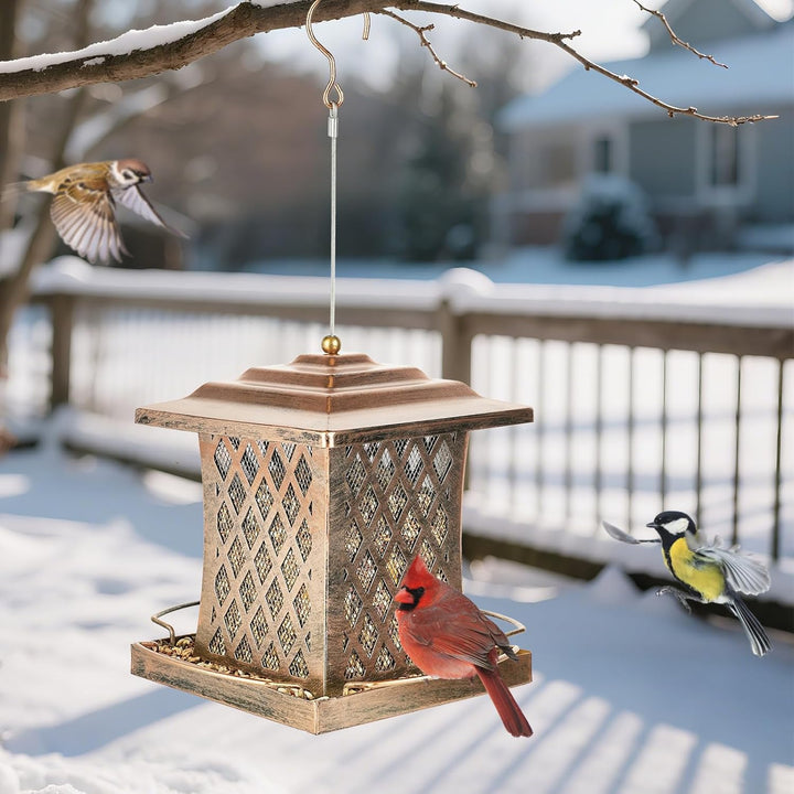 SAMHEOUTDOOR 3lb. Arc Gazebo Bird Feeder
