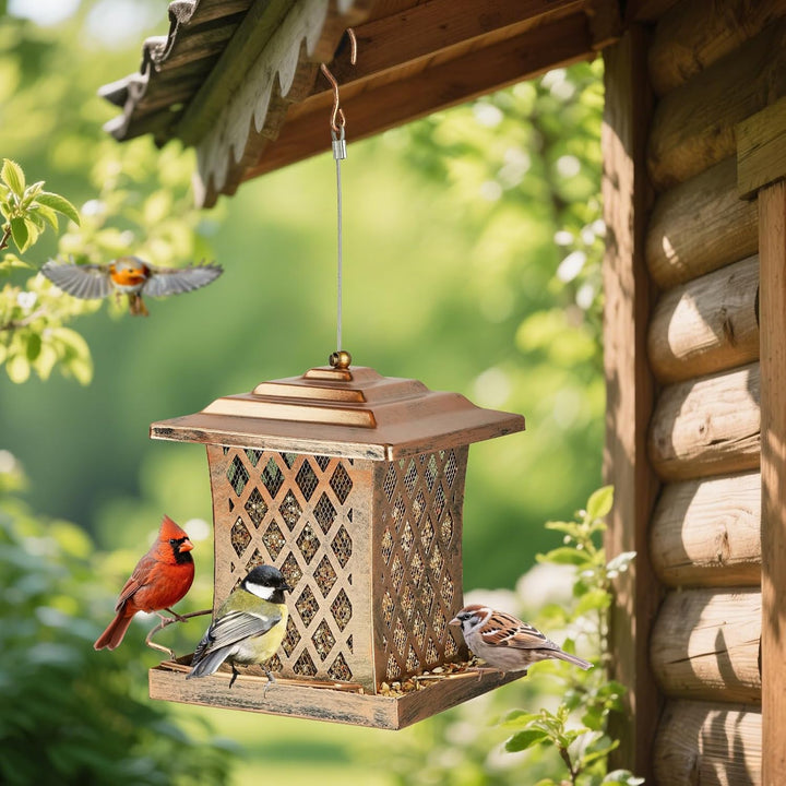 SAMHEOUTDOOR 3lb. Arc Gazebo Bird Feeder