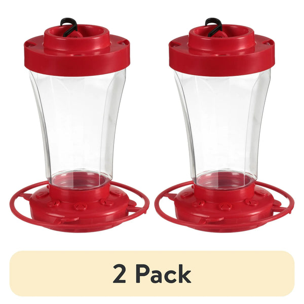 2 Packs First Nature 32 oz. Hanging Hummingbird Feeders