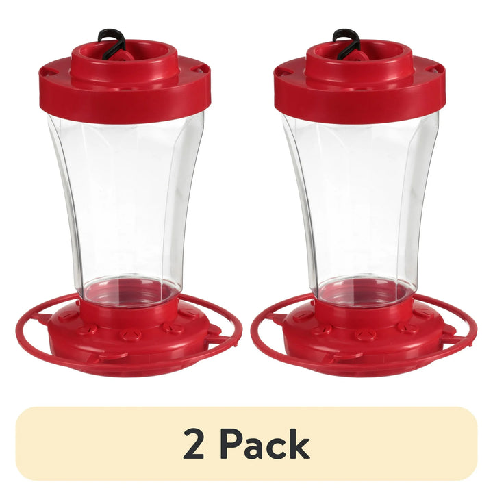 2 Packs 32 oz. Hanging Hummingbird Feeders 2 PACKS
