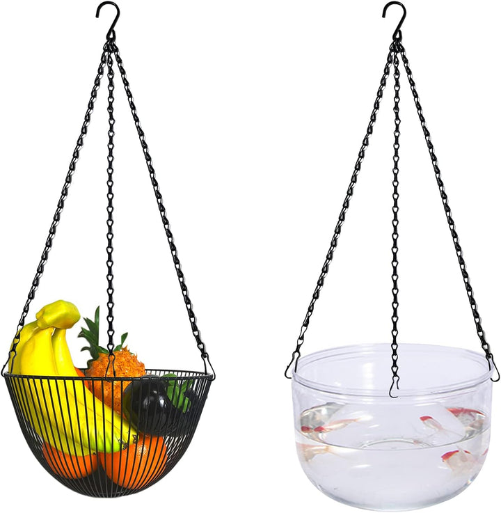 16'' Metal Chain for Hanging With 3 Hooks